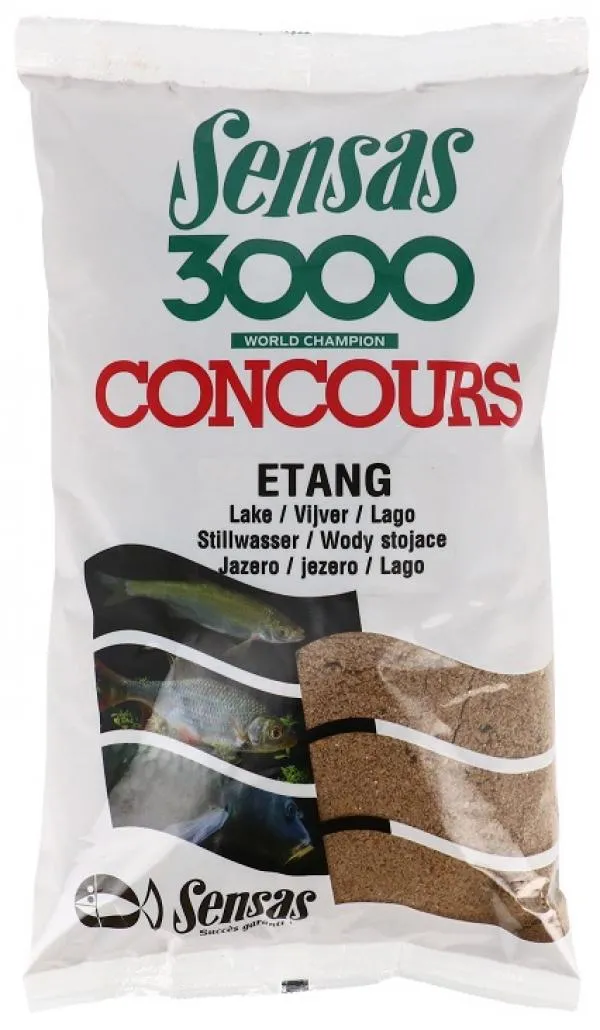 Sensas 3000 Concours Etang (tó) 1kg etetőanyag 