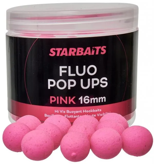 STARBAITS Fluo Pop Ups Pink 16mm 70g PopUp
