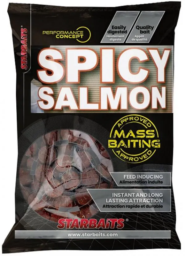 Mass Baiting Boilies Spicy Salmon 14mm 3kg