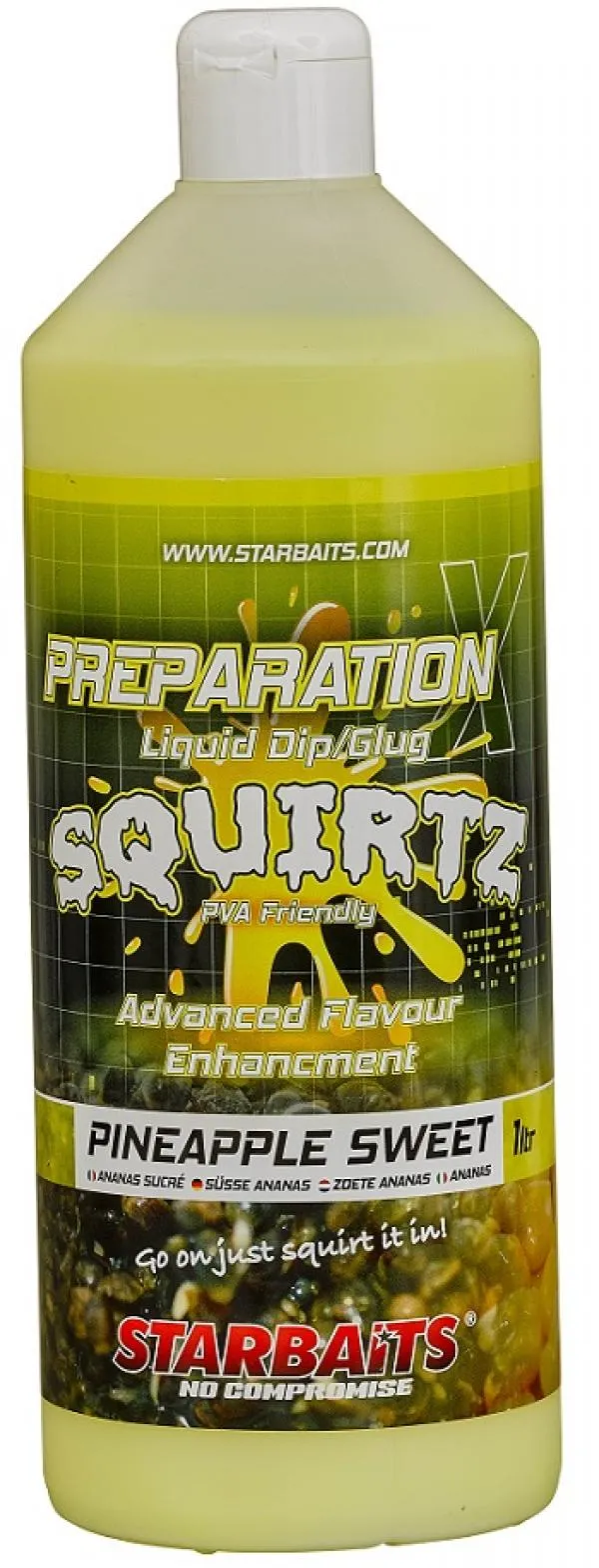 Starbaits Booster PREP X SQUIRTZ PINEAPPLE SWEET 1L(ananás...