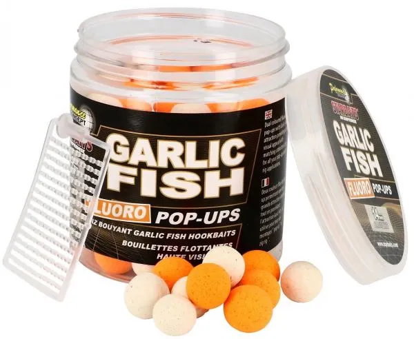 STARBAITS Garlic Fish 80g 14mm FLUO PopUp