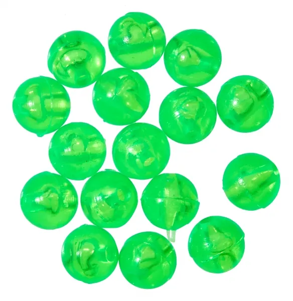 Gyöngy Carolina 6,5mm neon zöld (15db)