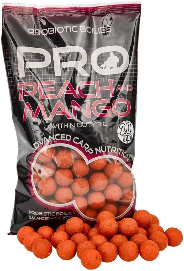 Starbaits Pro Peach & Mango 1kg 20mm Etető Bojli
