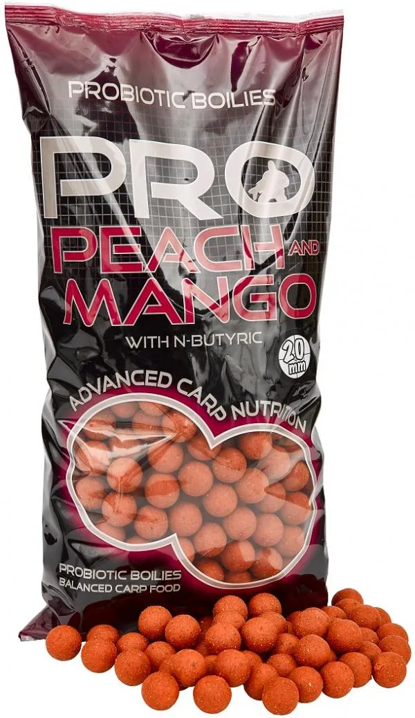 Starbaits Pro Peach & Mango 2,5kg 20mm Etető Bojli