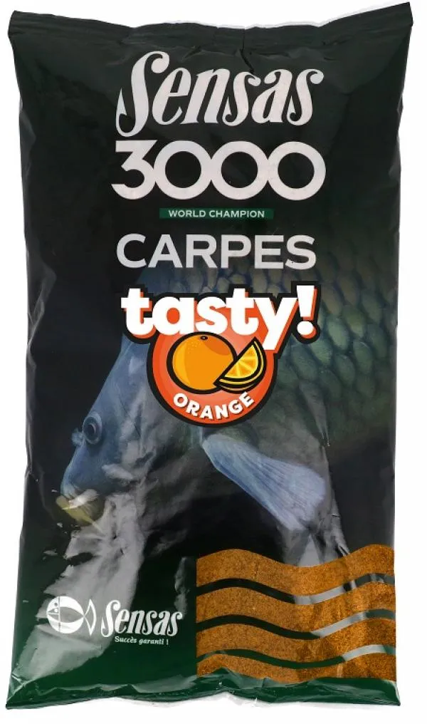 Sensas 3000 Carp Tasty Orange (ponty narancssárga) 1kg ete...