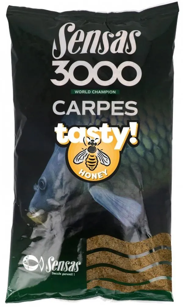 Sensas 3000 Carp Tasty Honey (ponty méz) 1kg etetőanyag 