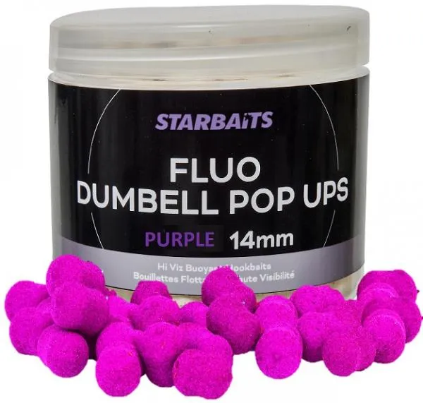 Dumbell Fluo Pop Ups Purple 70g 14mm
