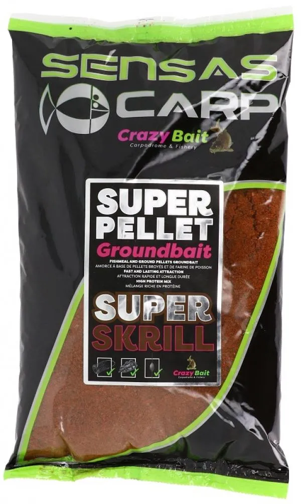 Sensas Crazy Super Krill (krill) 1kg etetőanyag 