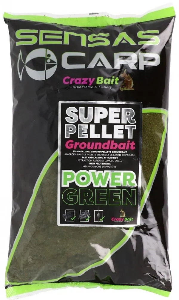Sensas Crazy Green (fokhagyma) 1kg etetőanyag 