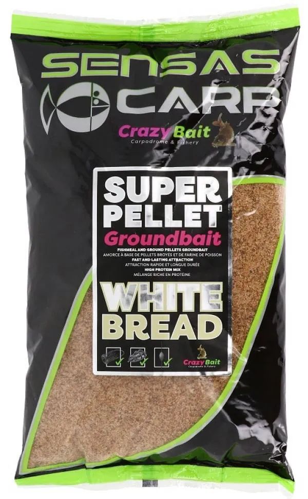 Sensas Crazy White Bread (édes kenyér) 1kg etetőanyag 