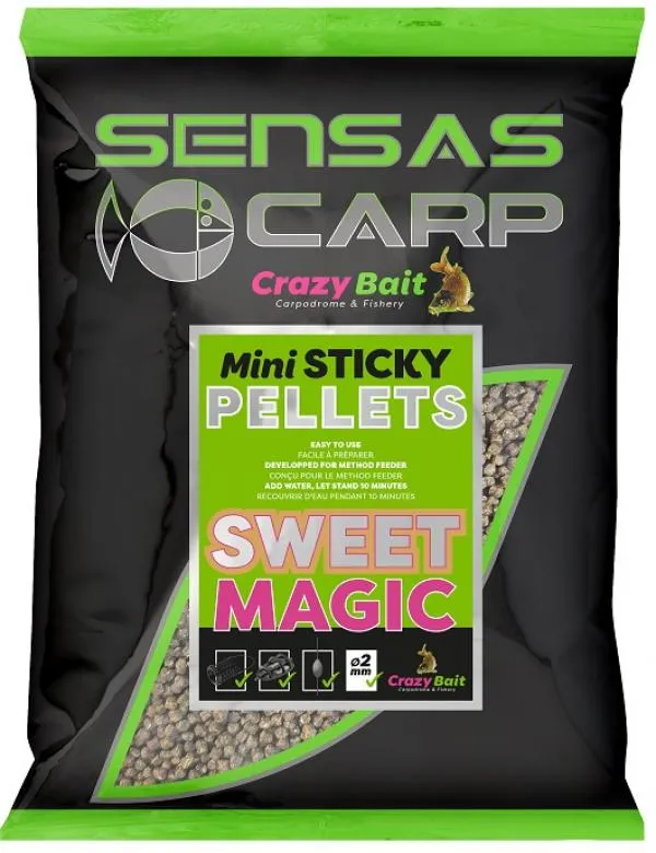 Sensas Mini Sticky Sweet Magic (édes hal) 700g Etető Pelle...