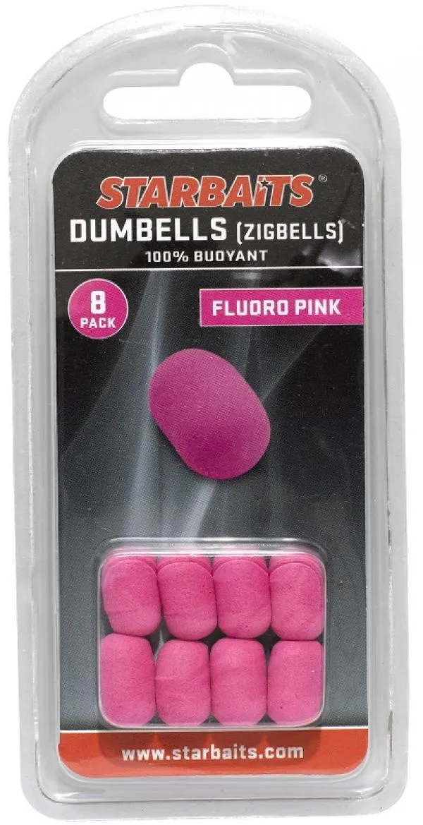 Starbaits Dumbells rózsaszín 8db lebego csali