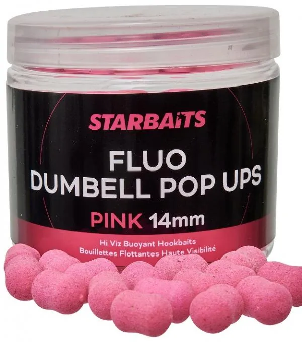 STARBAITS Dumbell Pink 14mm 70g Fluo PopUp