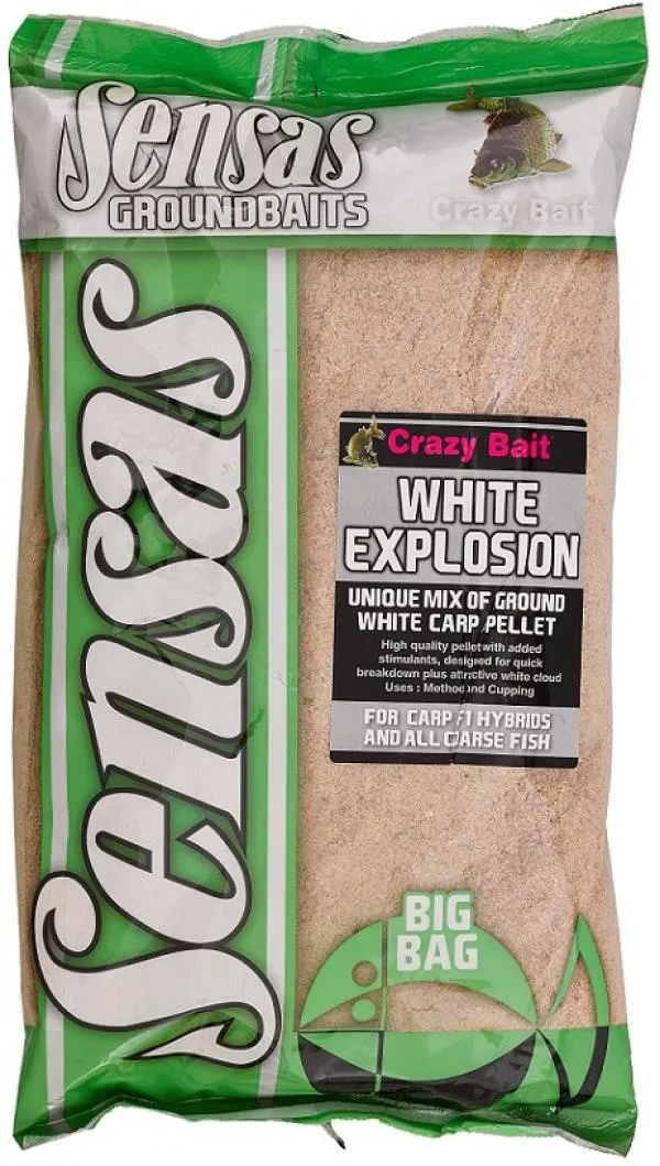 Sensas Big Bag White Explosion 2kg etetőanyag 
