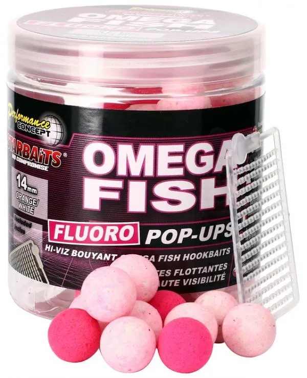 STARBAITS Omega Fish 80g 14mm Fluo PopUp