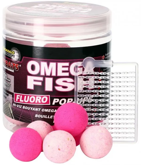 STARBAITS Omega Fish 80g 20mm Fluo PopUp