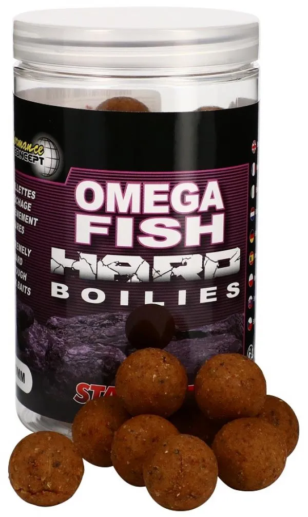 Starbaits Omega Fish Hard Boilies 20mm 200g horog bojli