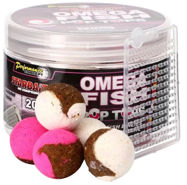 STARBAITS Omega Fish POP TOPS 20mm 60g Wafters