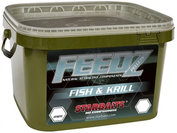 STARBAITS FEEDZ Fish&Krill Mix 2kg, Etető Pellet 