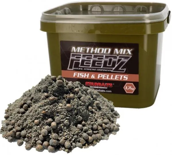 Starbaits Feedz Method Mix Fish & Pellets (hal)1,7kg etető...