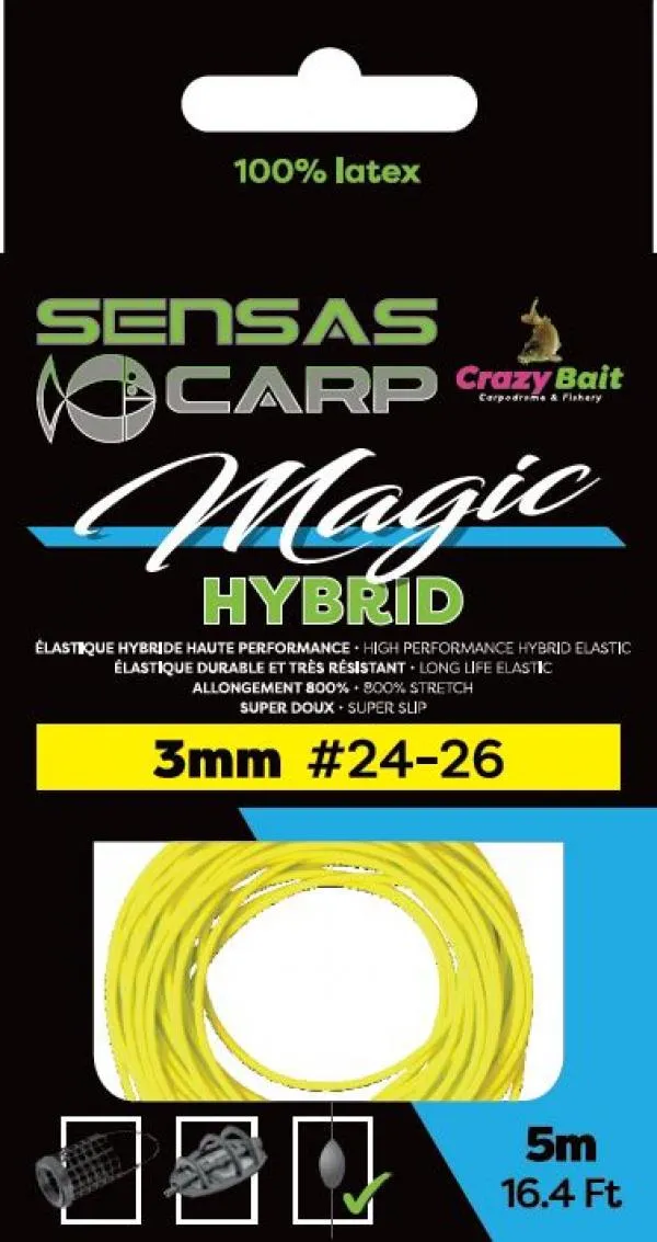 Rakósgumi Magic Hybrid 5m 2,4mm