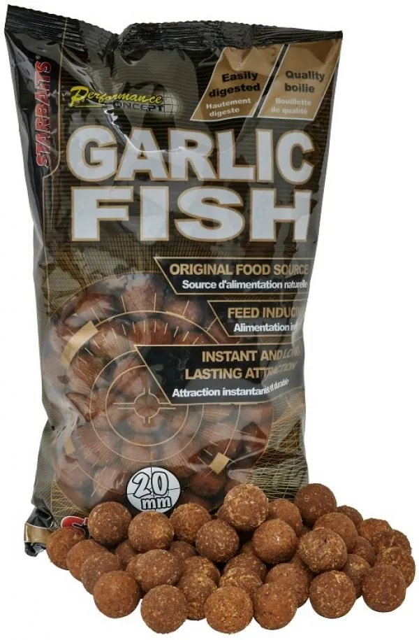 Starbaits Garlic Fish 1kg 20mm Etető Bojli