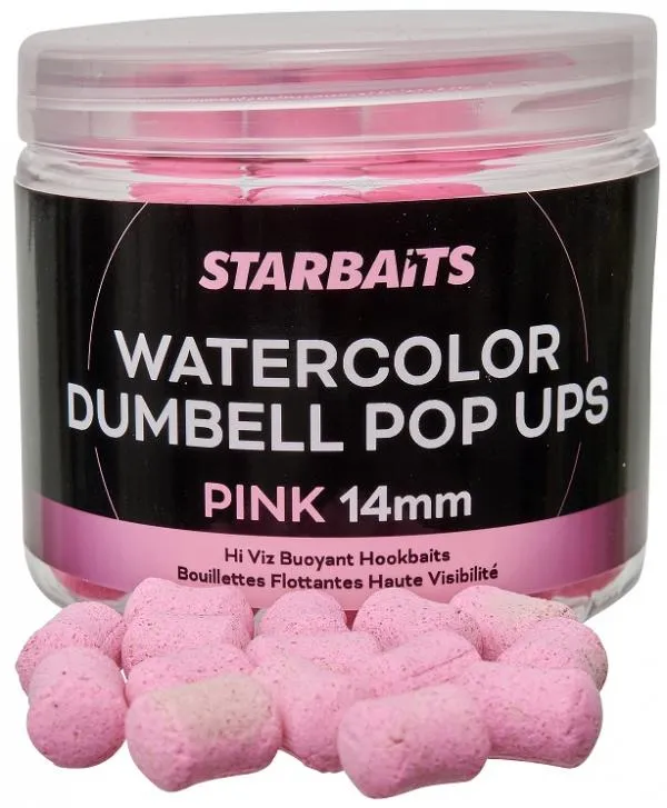 STARBAITS Dumbell Watercolor Pink 14mm 70g PopUp