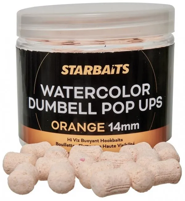 STARBAITS Dumbell Watercolor Orange 14mm 70g PopUp