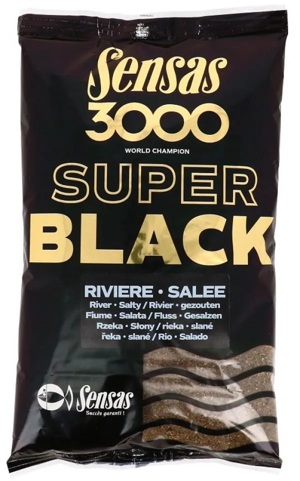 Sensas 3000 Dark Salty Riviere (folyóvíz-fekete-sós) 1kg e...