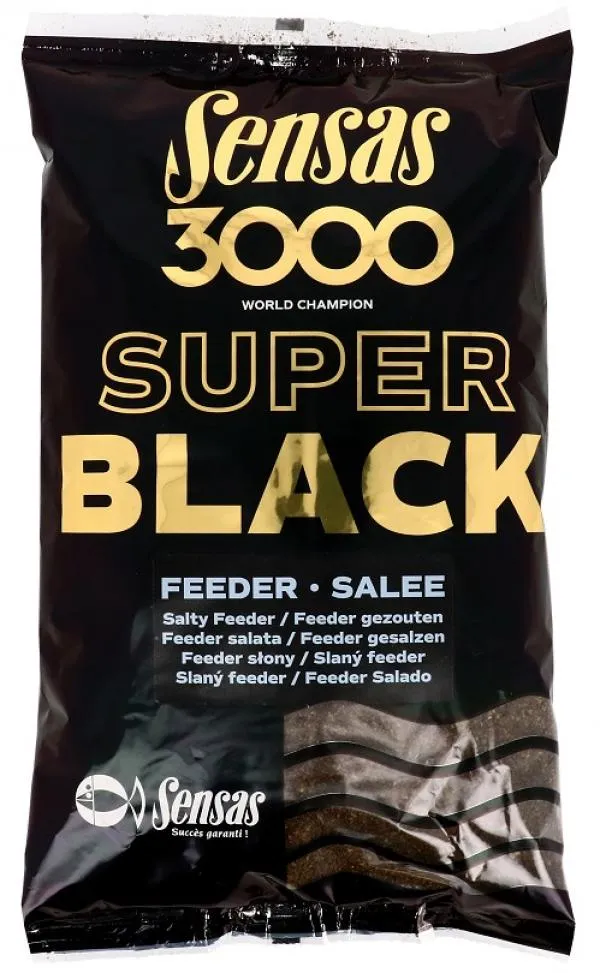 Sensas 3000 Dark Salty Feeder (feeder-fekete-sós) 1kg etet...