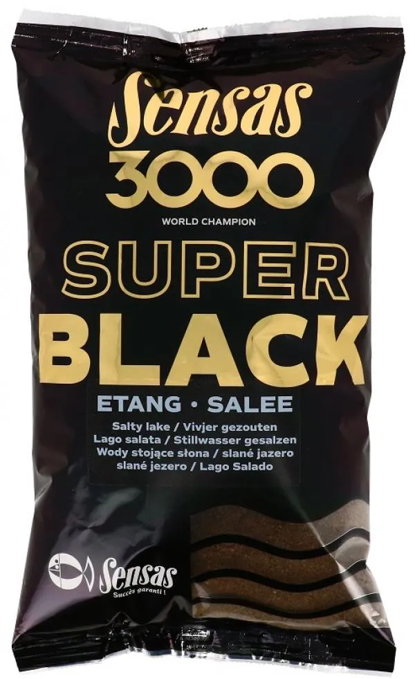 Sensas 3000 Dark Salty Etang (tavak-fekete-sós) 1kg etetőa...