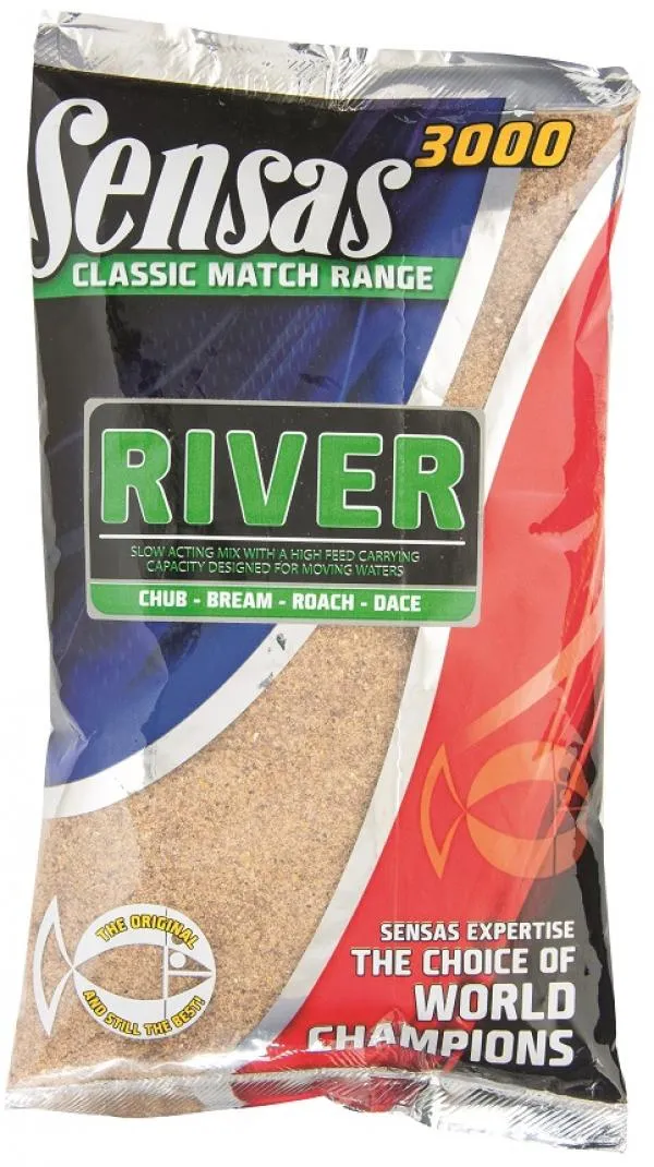 Sensas 3000 RIVER (folyóvíz) 1kg etetőanyag 
