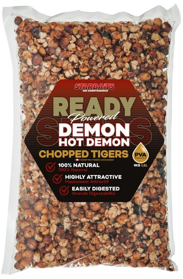 Starbaits Ready Seeds Hot Demon Chopped Tiger 1kg tigrismo...