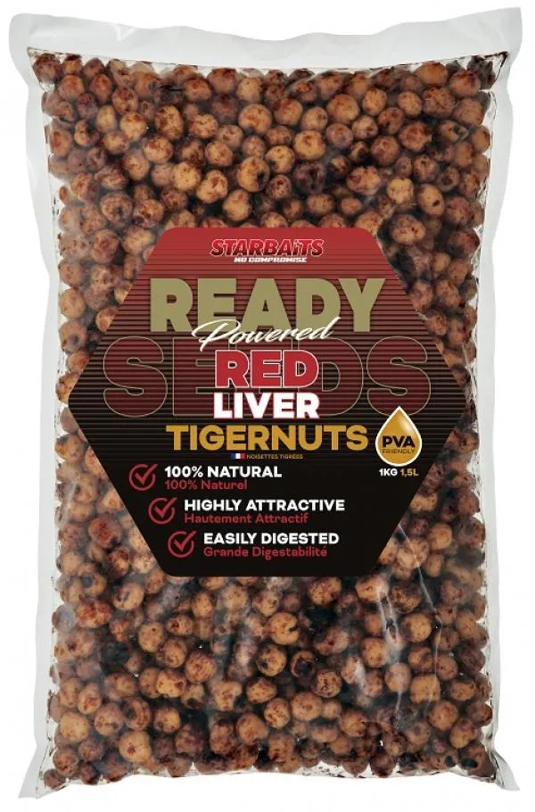 Starbaits Ready Seeds Red Liver Tigernuts 1kg tigrismogyor...