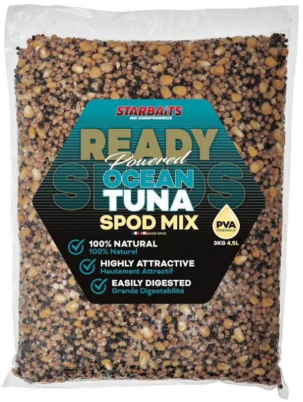 Starbaits Ready Seeds Ocean Tuna Spod Mix 3kg magmix