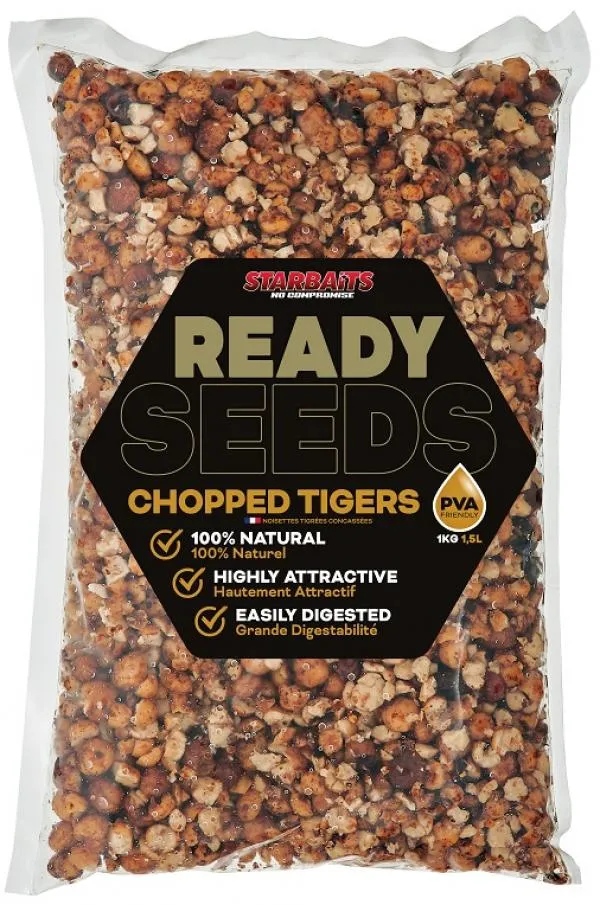 Starbaits Ready Seeds Chopped Tiger 1kg tigrismogyoró