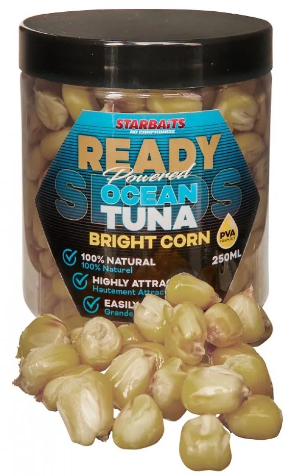 Starbaits Ready Seeds Ocean Tuna 250ml kukorica
