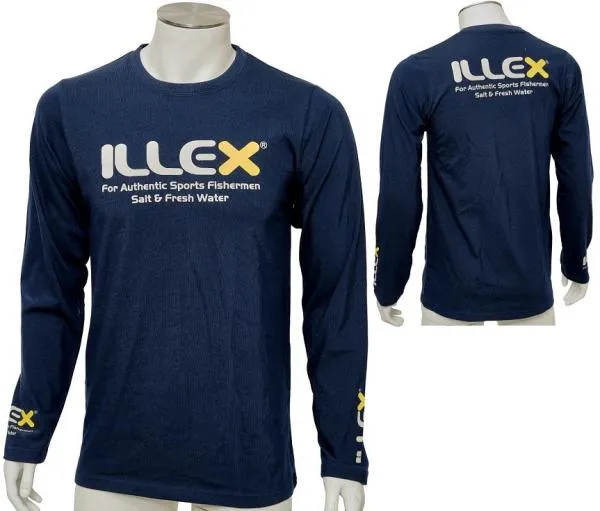Póló Illex Long Sleeved Navy Blue XL
