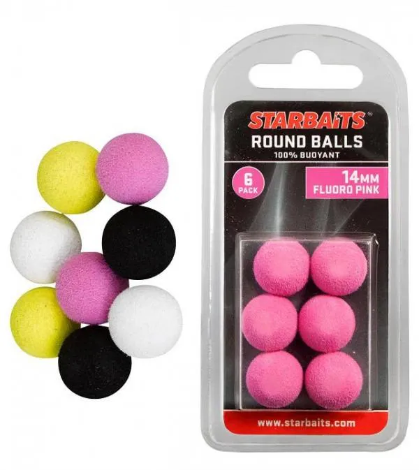 Starbaits Round Balls 6db lebegő golyó