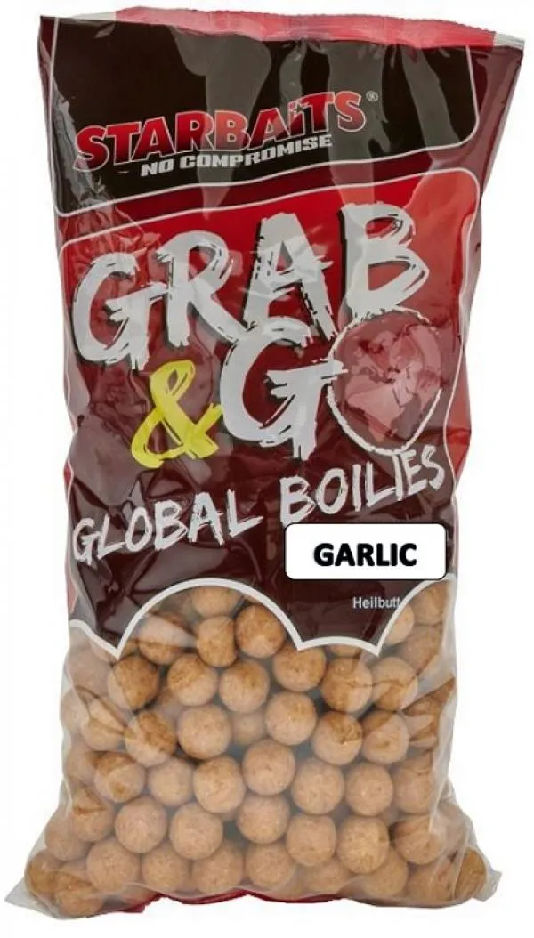 STARBAITS Global Boilies GARLIC 2,5kg Etető Bojli