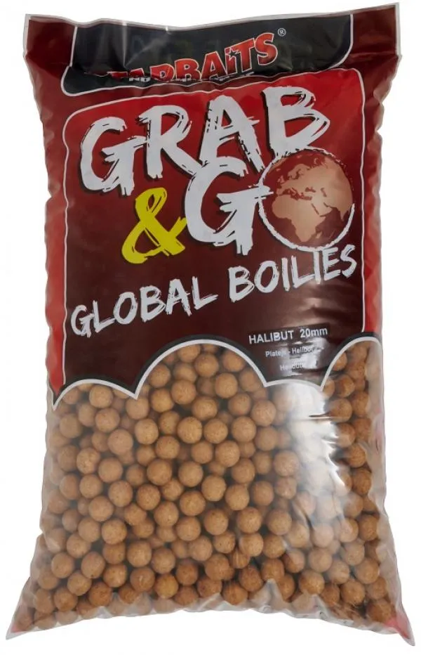 STARBAITS Global Boilies HALIBUT 10kg Etető Bojli