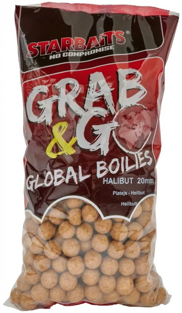 STARBAITS Global Boilies HALIBUT 2,5kg Etető Bojli