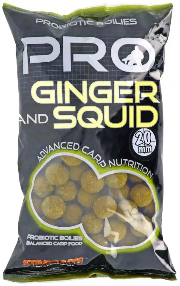 Boilies STARBAITS Probiotic Pro Ginger Squid 1kg