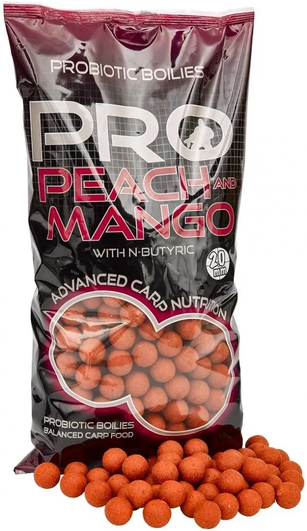 STARBAITS Probiotic Peach & Mango 2,5kg Etető Bojli