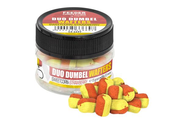 FC Duo Dumbel Wafters horogcsali, o10x14 mm, édes kukorica...