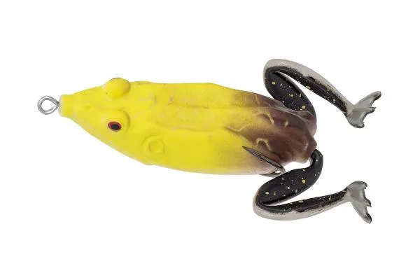 PZ Jumping Frog békautánzat, 6,5 cm, 15,5 g, sárga, feket...
