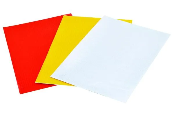 CZ Reflektor fólia, 15x20 cm, fehér, sárga, piros, 3 db