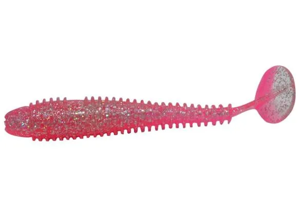 PZ Ribbed Killer gumihal halas aromával, 7 cm, rózsaszín, ...