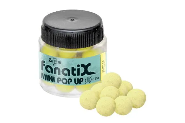 CarpZoom Fanati-X Mini Pop Up horogcsali, 10 mm, vanília, ...