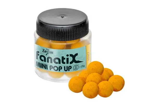 CarpZoom Fanati-X Mini Pop Up horogcsali, 10 mm, méz, 25g ...